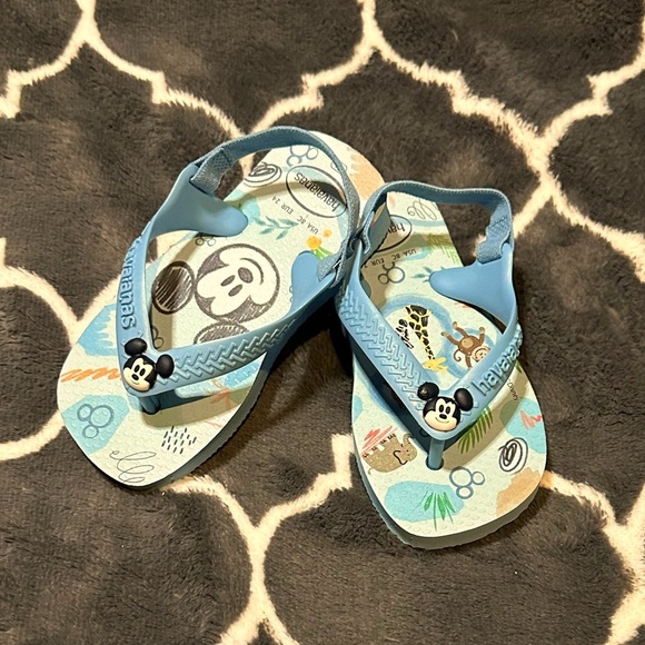 NWOT Kids Havaianas Mickey Mouse Size 8C - Picture 1 of 5